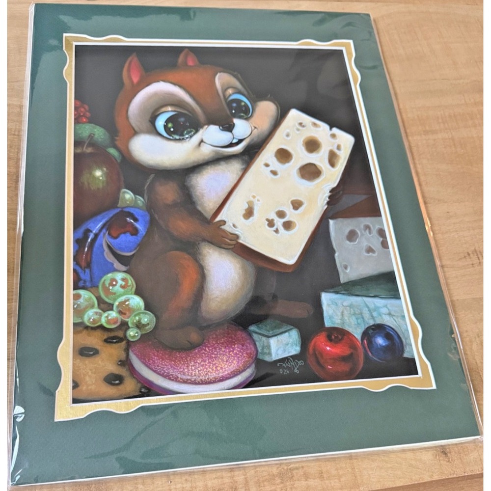 2026 Disney Parks Paradise Picnic Chip Jasmine Becket-Griffith 14x18" Print